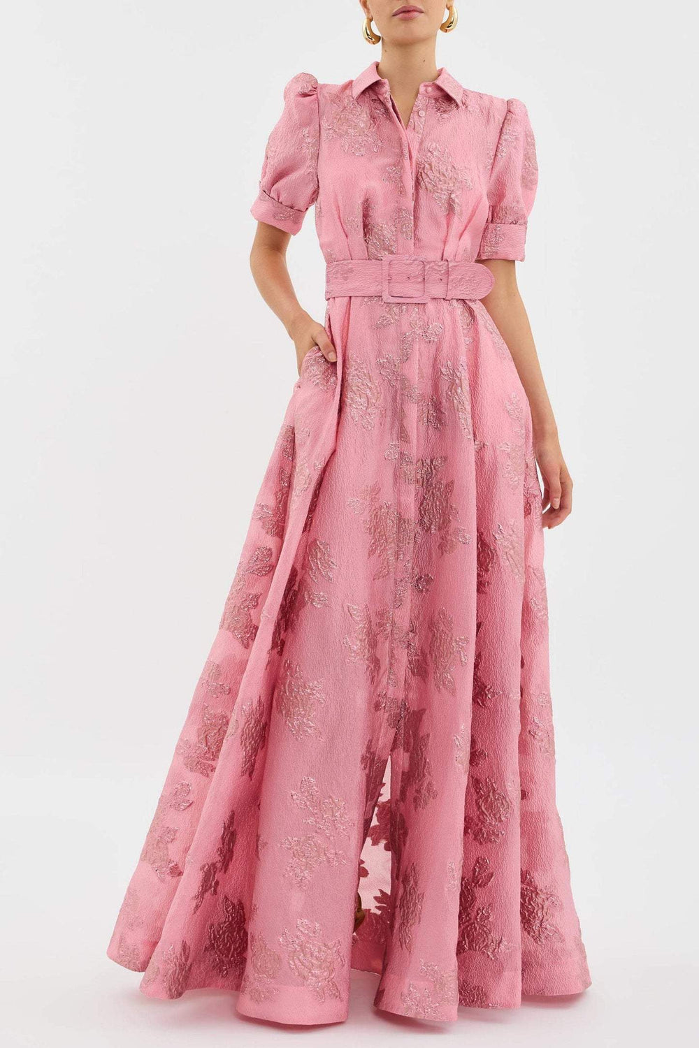 Anabella | Elegant Floral Wedding Guest Dress 1