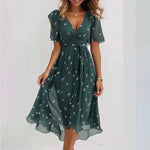 Celia | Elegant V-neck Dress