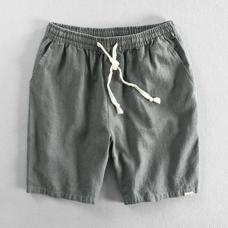 Riku | Organic Cotton Linen Shorts-3