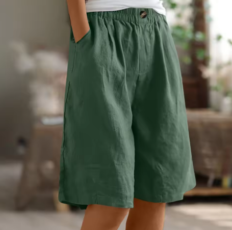 Variant image for Alex | Mens Linen Comfort Shorts-49