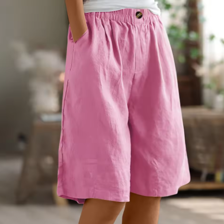 Alex | Mens Linen Comfort Shorts 5